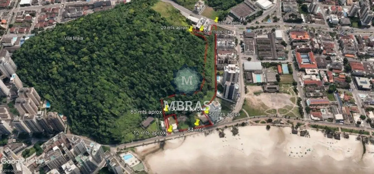Terreno de 19 mil m² na Praia da Enseada Guarujá/SP para Incorporação Imobiliária - foto 0