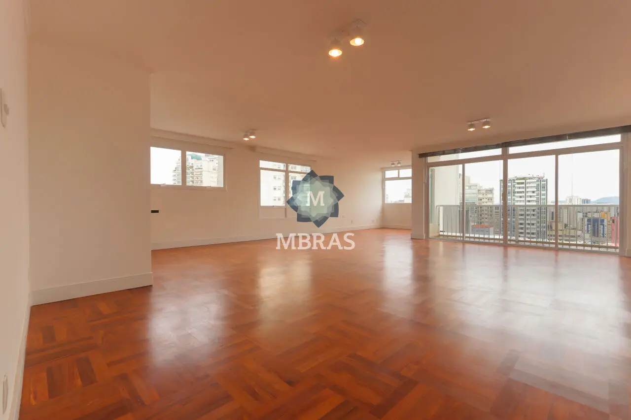Apartamento de Alto Padrão à Venda em Santa Cecília | 209 m² | 3 Vagas - foto 0