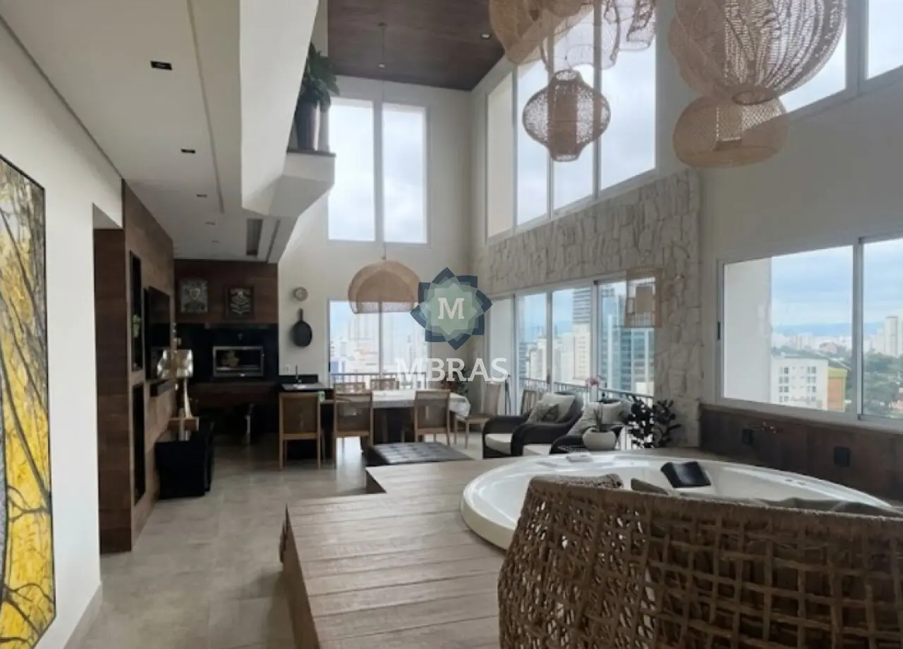 Cobertura Duplex com Pé-direito Duplo e Área de Bem-estar Privativa com Vista Única - foto 1